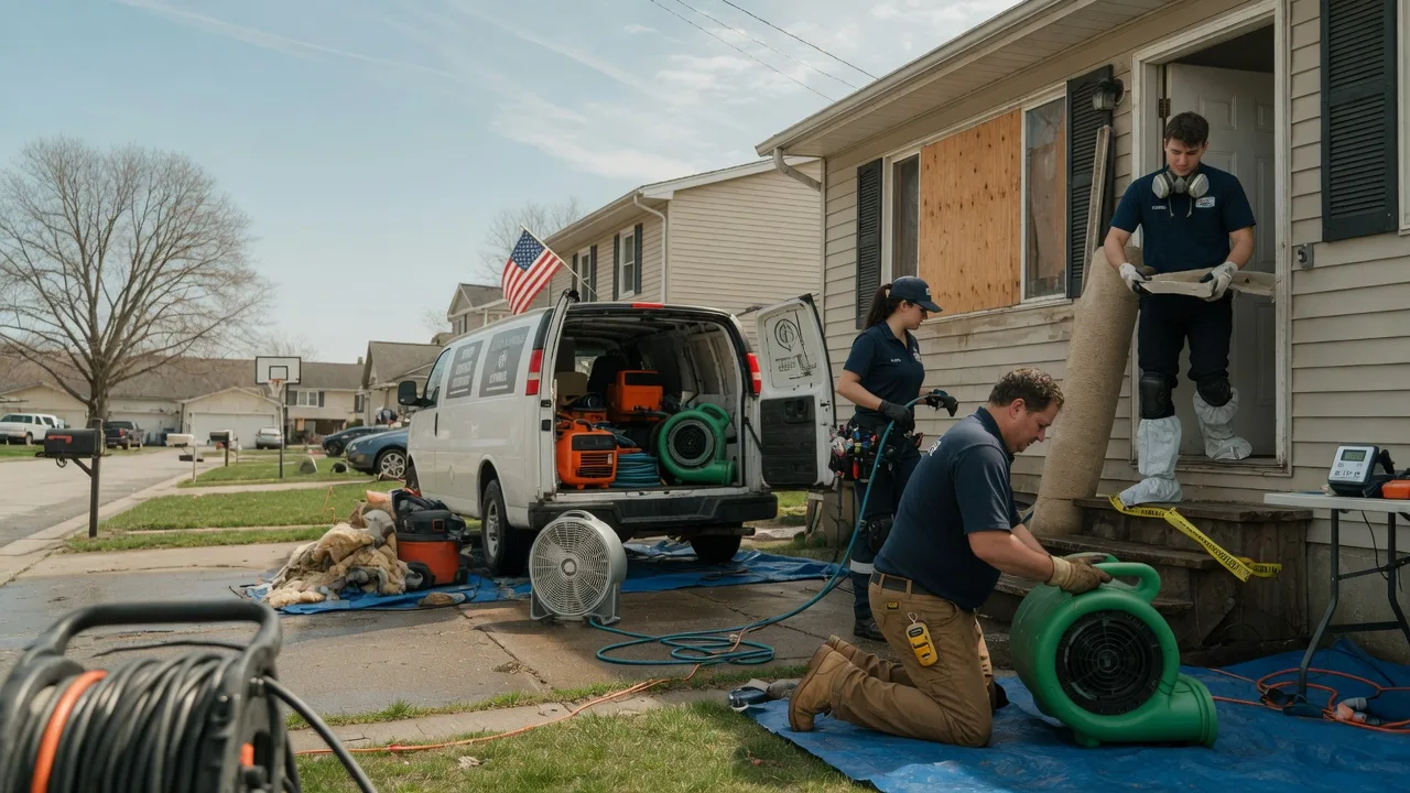 Water Damage Restoration in Harts, WV near me